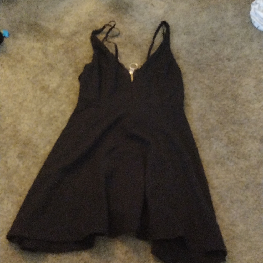 Black Zipup Dress